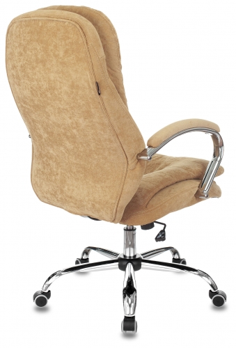 Купить  кресло бюрократ t-9950 sl fabric горчичный velvet 73 крестовина металл хром (t-9950sl/velv73) в интернет-магазине Айсберг! фото 4